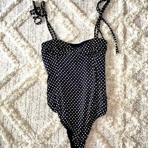 Polka dot Zara bodysuit